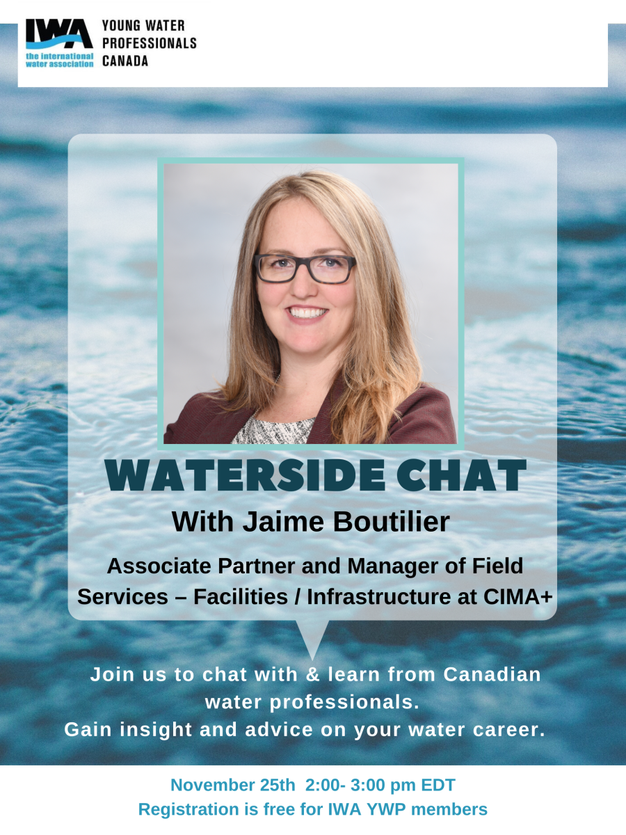 Waterside chat with Jaime Boutilier